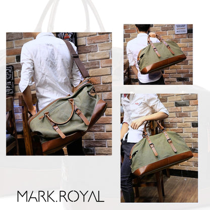 Canvas Leather Men Travel Bags Carry on Luggage Bags Men Duffel Bags Handbag Travel