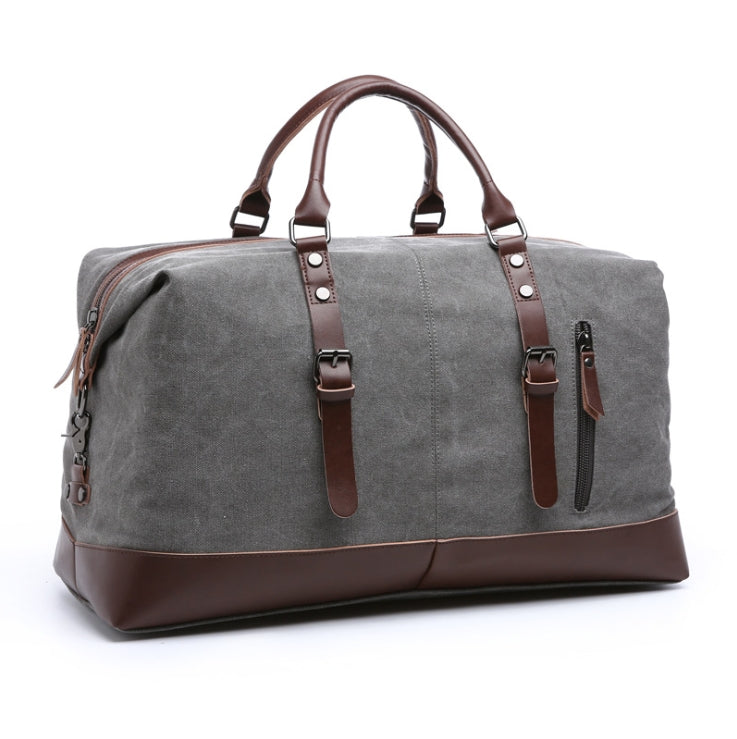 Canvas Leather Men Travel Bags Carry on Luggage Bags Men Duffel Bags Handbag Travel