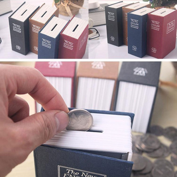 Mini Dictionary Safe Box Book Secret Security Lock Cash Money Coin Storage Jewellery key Locker