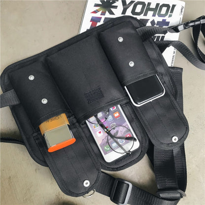 Casual Sports Backpack Contrast Color Men and Women Student Bag