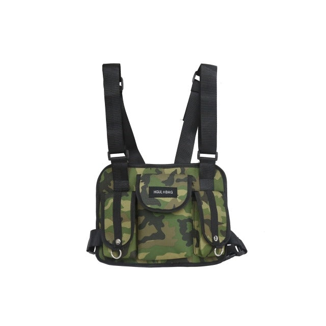 Casual Sports Backpack Contrast Color Men and Women Student Bag