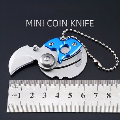 Portable Mini Folding Blade Knife Pocket Small Outdoor Military Survival Knifes Keychain Multitool Self Defense