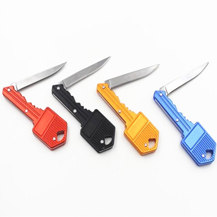 Key Chain Portable Folding Knife Peeler Mini Camping Key-shaped Self-defense knife