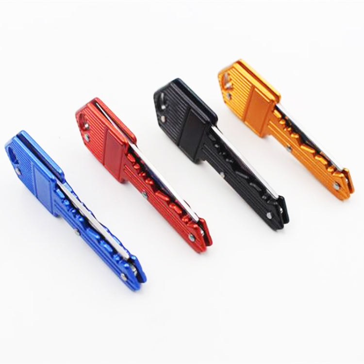 Key Chain Portable Folding Knife Peeler Mini Camping Key-shaped Self-defense knife