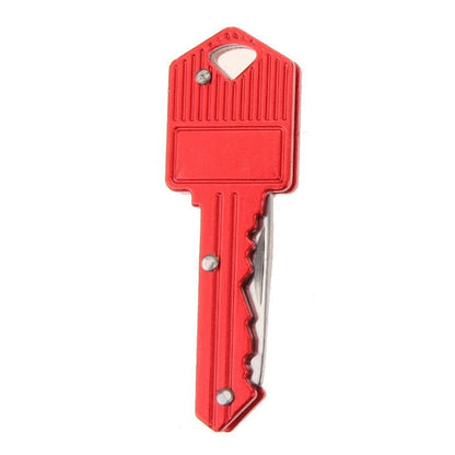 Key Chain Portable Folding Knife Peeler Mini Camping Key-shaped Self-defense knife