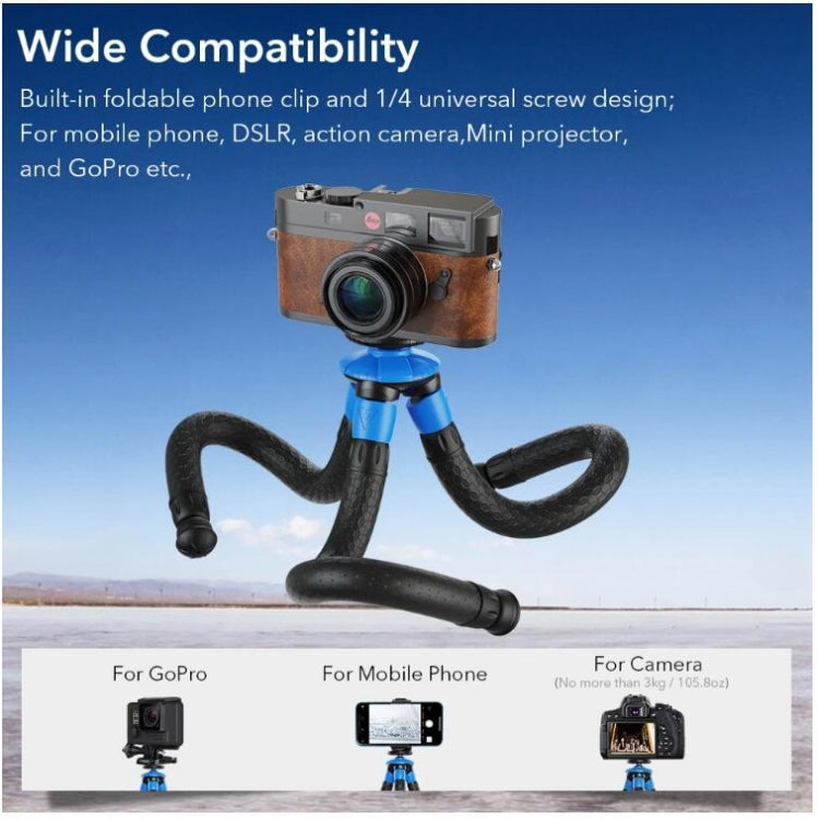 APEXEL APL-JJ07 Portable Hose Octopus Mini Mobile Phone Gopro Camera Selfie Live Stand