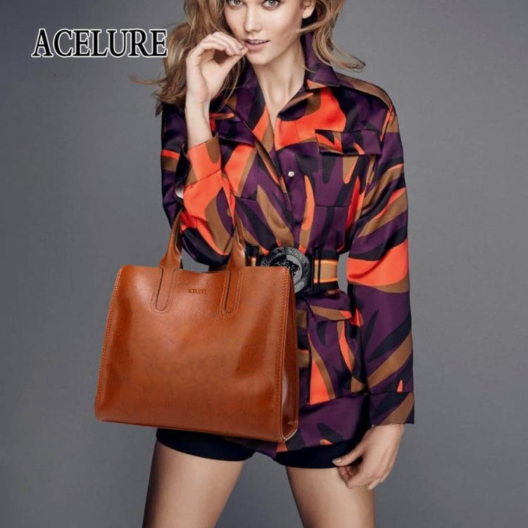 Leather Handbags Big Women Bag Casual Female Bags Trunk Tote Shoulder Bag Ladies Large Bolsos, Green, Blue, Coffee, Burgundy, Pink, Gray, Brown, Black
