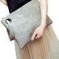 Simple Retro Ladies Handbag Fashion Large Capacity Clutch Bag Zipper Envelope Bag