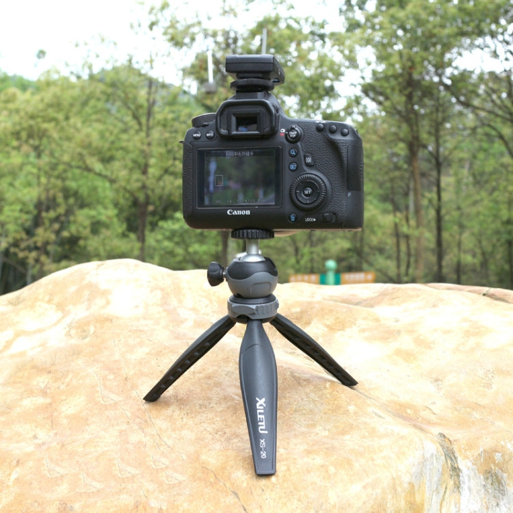 Xiletu XS-20 Desktop Ultra Convenient Lightweight Mini Mobile Phone Live Tripod