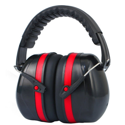 Soundproof Earmuffs Noise-Proof Sleep Earmuffs Industrial Protective Earmuffs Ear Caps, Red Black, Blue Black, Black