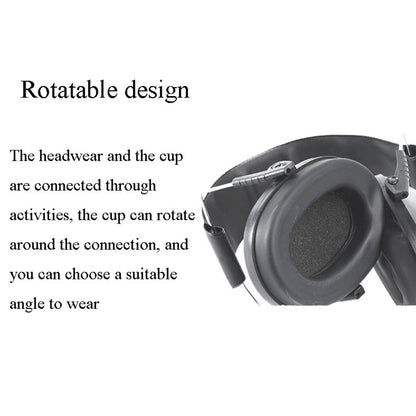 Learn Sleep Industry Noise Reduction Earmuffs Shooting Soundproof Earmuffs, Black, Green