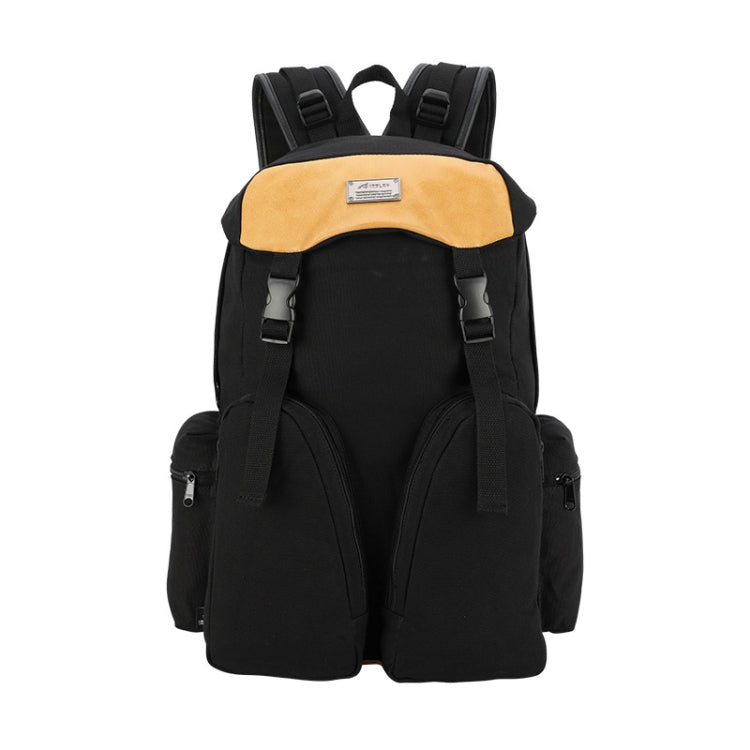 B0031 Mori Color Matching Backpack Wear-Resistant And Scratch-Resistant Computer Bag, Black, Sapphire, Coffee, Khaki