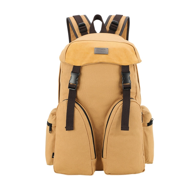 B0031 Mori Color Matching Backpack Wear-Resistant And Scratch-Resistant Computer Bag, Black, Sapphire, Coffee, Khaki