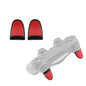 2 Pairs Gamepad Extended Buttons L2R2 Buttons Suitable For PS4, Red, Blue, Black, Gray