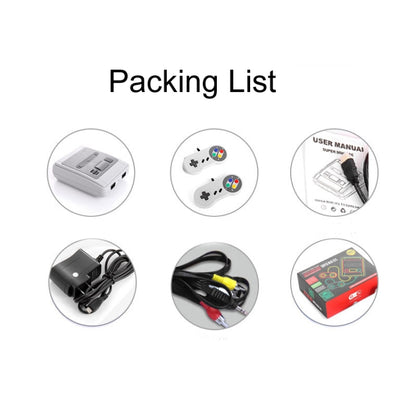 SFC620 Mini 8-Bit TV Game Console Built-In 620 Games, Supports AV Output, SFC620(UK Plug), SFC620(US Plug), SFC620(EU Plug)