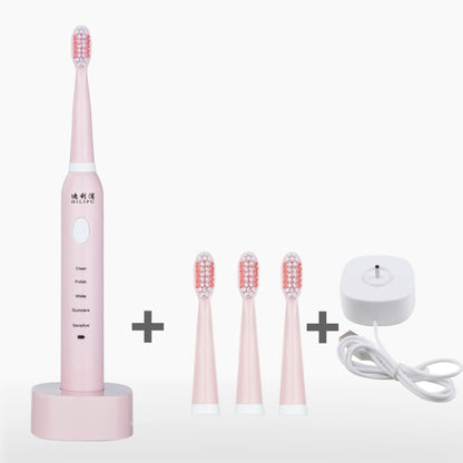 DELIPU Electric Toothbrush Rechargeable Sonic 5-Speed Adjustment Children Adult Household Waterproof Soft Hair Whitening Toothbrush, USB Charging Cable  (Blue), USB Charging Cable (Pink), USB Charging Cable (White), USB Charging Stand (Blue)