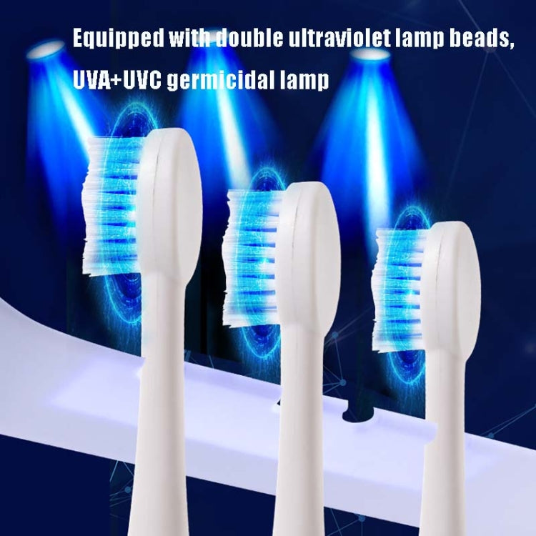 Smart UV Toothbrush Sterilizer Punch-Free Sterilization Wall Mounted Toothbrush Holder Set, Ordinary, Disinfection