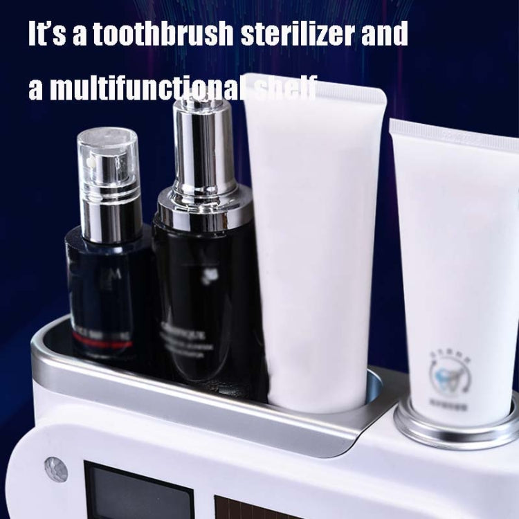 Smart UV Toothbrush Sterilizer Punch-Free Sterilization Wall Mounted Toothbrush Holder Set, Ordinary, Disinfection