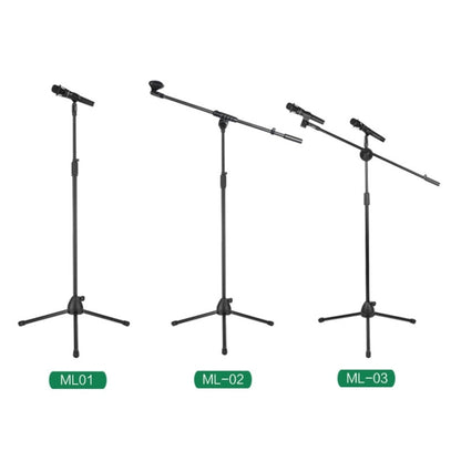 Live Microphone Lift Stand Floor Microphone Stand Stage Performance Vertical Tripod, ML01, ML02, ML03