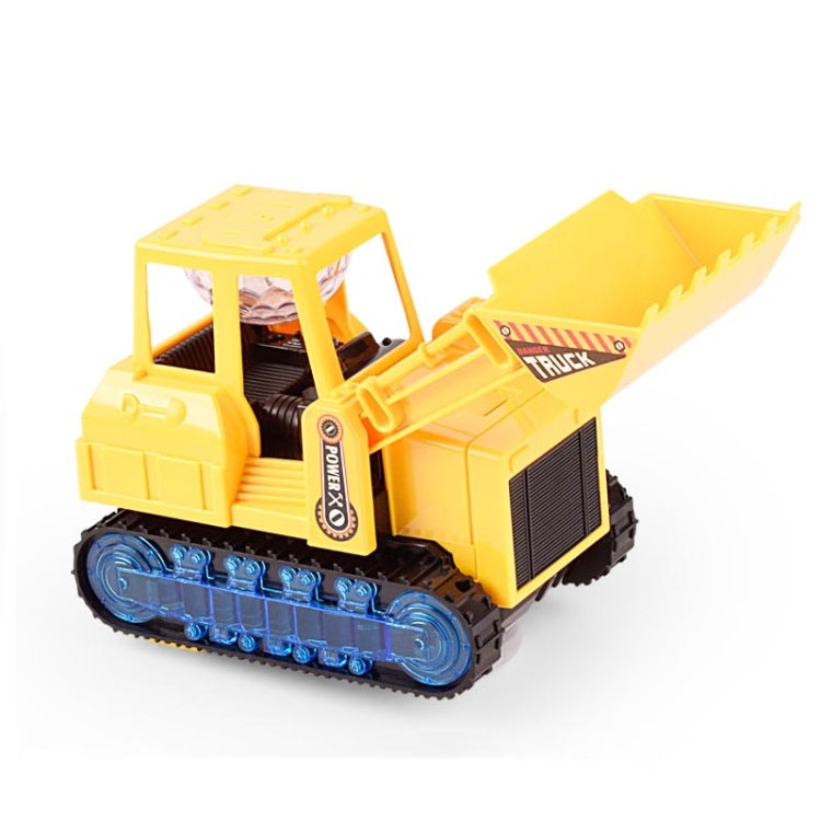 Children Light And Music Simulation Electric Excavator Car Toy, Style:, Police Car, Engineering Vehicle, Engineering Excavator, Engineering Bulldozer, Four-wheel Excavator