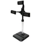 Telescopic Adjustment Live Frame Desktop Tablet Mobile Phone Bracket, Specification:, K06 Three-seat  (Black), K06 Three-seat (White), K07 Three-seat With Fill Light  (Black), K07 Three-seat With Fill Light (White), K05 Flat Plate (Black Gray)