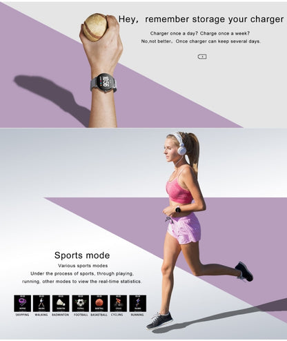 V11 Smartwatch Real-time Heart Rate Blood Pressure Monitor Multi-sport mode Breathing Light Smart Watch for Android IOS Phone