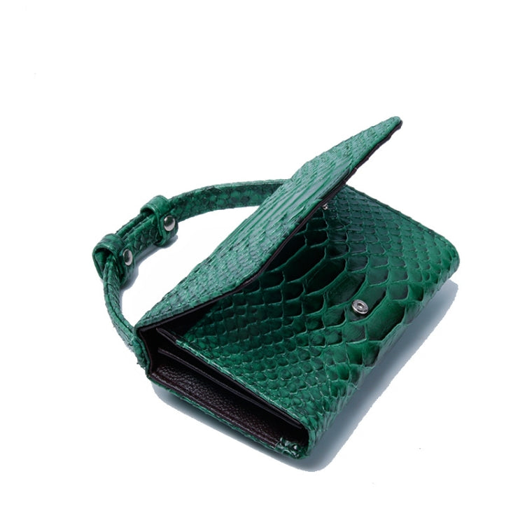 Ladies Snake Texture Print Clutch Bag Long Crossbody Bag With Chain, 10# Blue, 6# Two-color Purple, 9# Two-color Gray, 11# Copper Color, 13# Two-color Green, 18# Nude Pink, 3# Silver Gray, 14# Purple, 4# Dark Gold