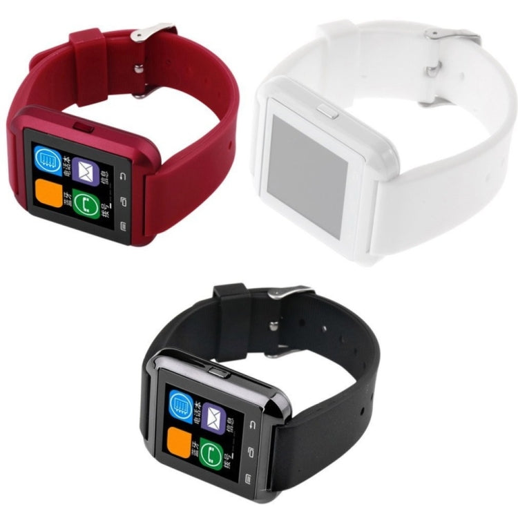 Portable Multifunctional Bluetooth V3.0 + EDR Smart Wrist Watch, Black, White, Red