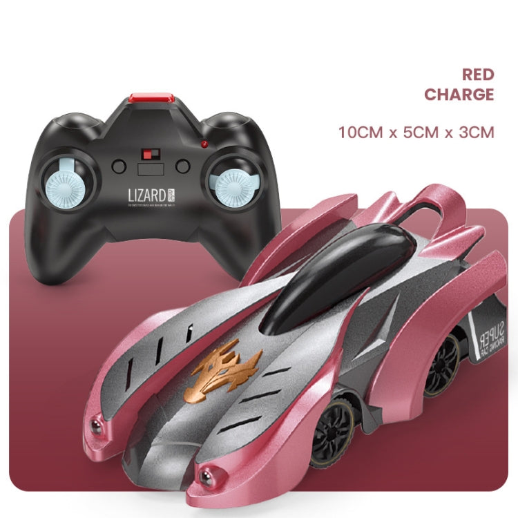Remote Control Wall Climbing Car Mini Electric Remote Control Car Children Toy, Red Charge Handle RC Edition, Red Flame Handle RC Edition, Blue Break Handle RC Edition, Blue Lightning Handle RC Edition, Red Charge Watch RC Edition