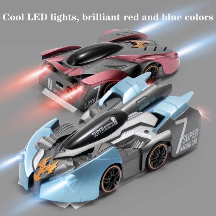 Remote Control Wall Climbing Car Mini Electric Remote Control Car Children Toy, Red Charge Handle RC Edition, Red Flame Handle RC Edition, Blue Break Handle RC Edition, Blue Lightning Handle RC Edition, Red Charge Watch RC Edition