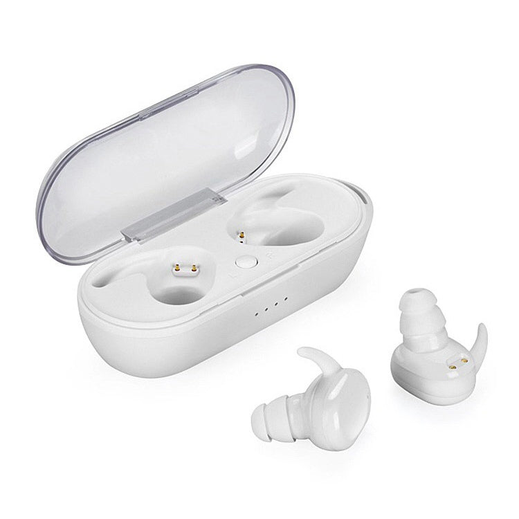 Y30 Wireless Bluetooth Headset 5.0 In-Ear Mini Earphone, Black, White, Digital Display Black