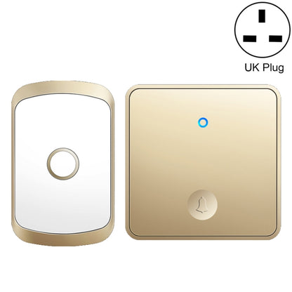 CACAZI FA50 1 For 1 Push-button Self-generating Wireless Doorbell, US Plug, EU Plug, UK Plug, AU Plug