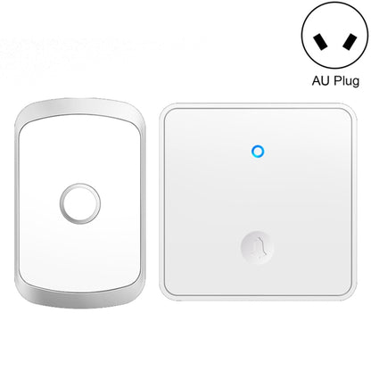 CACAZI FA50 1 For 1 Push-button Self-generating Wireless Doorbell, US Plug, EU Plug, UK Plug, AU Plug