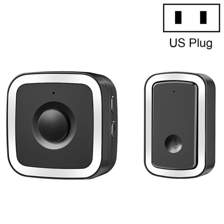 CACAZI A58 Smart Wireless Doorbell without Battery, US Plug, EU Plug, UK Plug