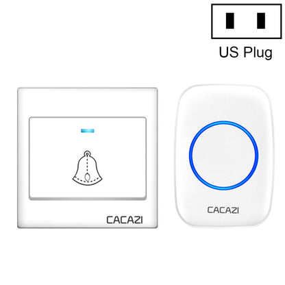 CACAZI H10 1 For 1 Wireless Smart Doorbell without Battery, US Plug, EU Plug, UK Plug