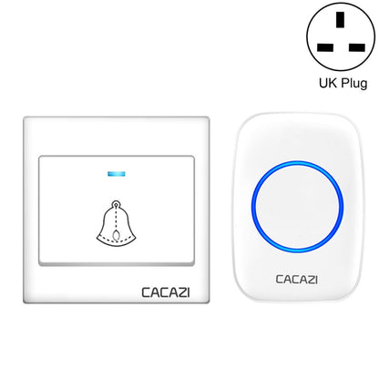 CACAZI H10 1 For 1 Wireless Smart Doorbell without Battery, US Plug, EU Plug, UK Plug