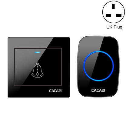 CACAZI H10 1 For 1 Wireless Smart Doorbell without Battery, US Plug, EU Plug, UK Plug