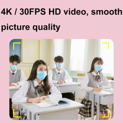 DC303A 2.8-Inch 4K 16X Zoom HD Digital Camera Mini Children Photography Camera, US Plug, EU Plug, UK Plug, AU Plug