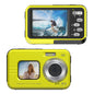 WDC901 3.5m Waterproof 48MP HD Dual Screen Outdoor Sports Digital Camera, US Plug, UK Plug, EU Plug, AU Plug