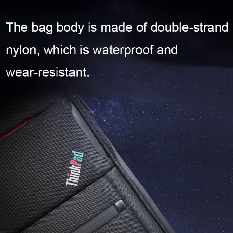Lenovo ThinkPad Large Capacity Waterproof and Wear-resistant Laptop Backpack, 4X41K63074
