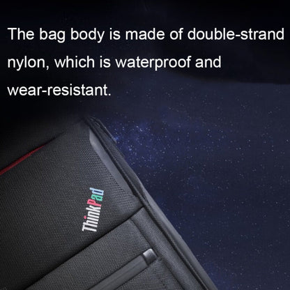 Lenovo ThinkPad Large Capacity Waterproof and Wear-resistant Laptop Backpack, 4X41K63074