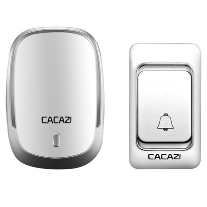 CACAZI Smart Waterproof Music Wireless Doorbell Multifunctional Pager, US Plug, EU Plug, UK Plug