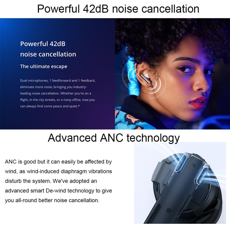 Realme In-Ear Active Noise Reduction Sports Wireless Bluetooth Earphones, Realme Buds Air 3 (Blue)