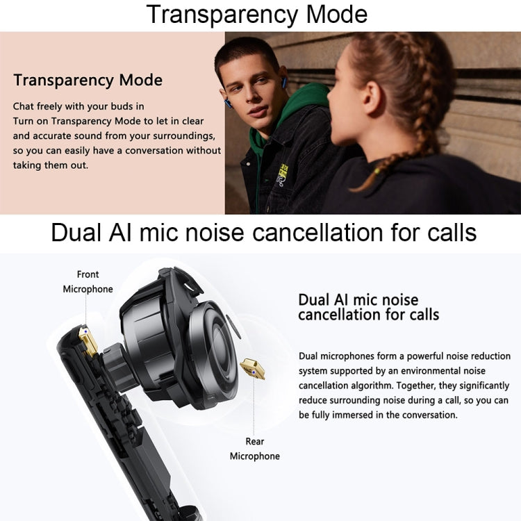 Realme In-Ear Active Noise Reduction Sports Wireless Bluetooth Earphones, Realme Buds Air 3 (Blue)