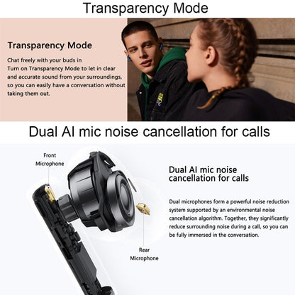 Realme In-Ear Active Noise Reduction Sports Wireless Bluetooth Earphones, Realme Buds Air 3 (Blue)