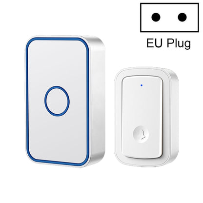 CACAZI A19 1 For 1 Wireless Music Doorbell without Battery, 1 For 1 US(White), 1 For 1 US(Black), 1 For 1 EUWhite), 1 For 1 EU(Black), 1 For 1 UK(White), 1 For 1 UK(Black)