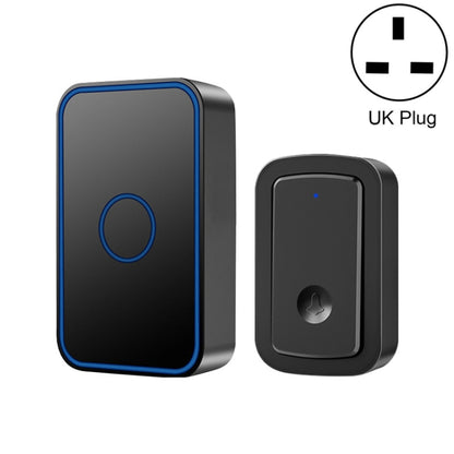 CACAZI A19 1 For 1 Wireless Music Doorbell without Battery, 1 For 1 US(White), 1 For 1 US(Black), 1 For 1 EUWhite), 1 For 1 EU(Black), 1 For 1 UK(White), 1 For 1 UK(Black)