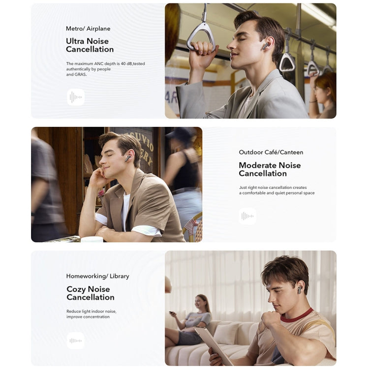 Honor Earbuds X3 Active Noise Reduction Bluetooth Earphones In-Ear Waterproof Wireless Earphones, Honor Earbuds X3(Silver), Honor Earbuds X3(White)