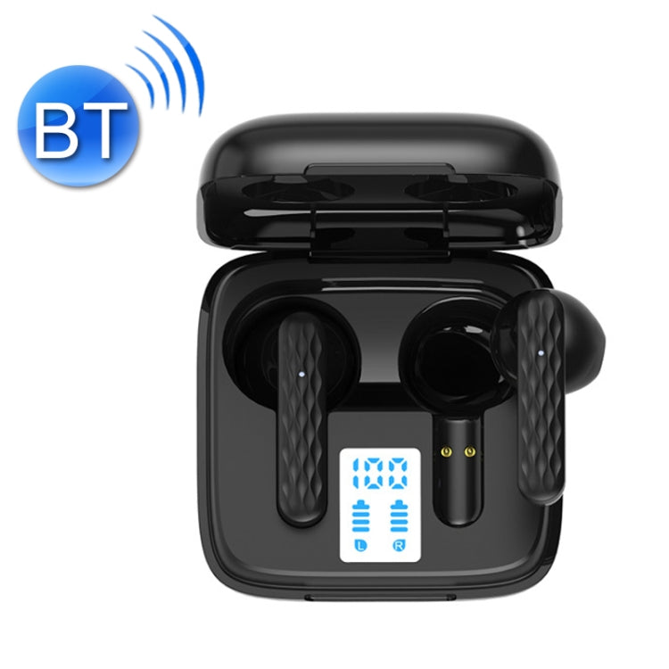 Pro 9 TWS Touch Control Bluetooth 5.0 Wireless In-Ear Earphone with LED Display, Black, White, Pink, Green