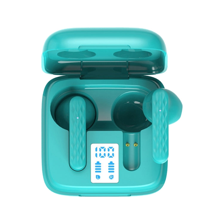 Pro 9 TWS Touch Control Bluetooth 5.0 Wireless In-Ear Earphone with LED Display, Black, White, Pink, Green